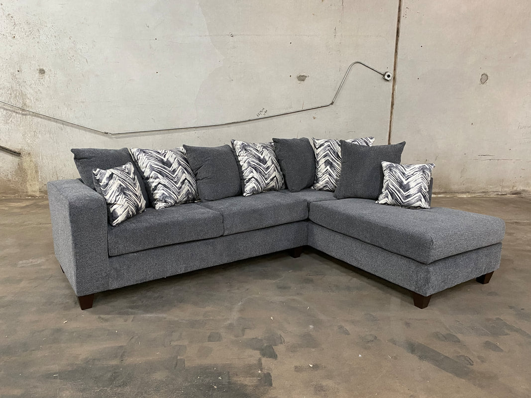 110 - Charcoal Sectional