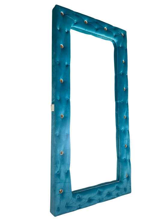 Blue Velvet LED Mirror