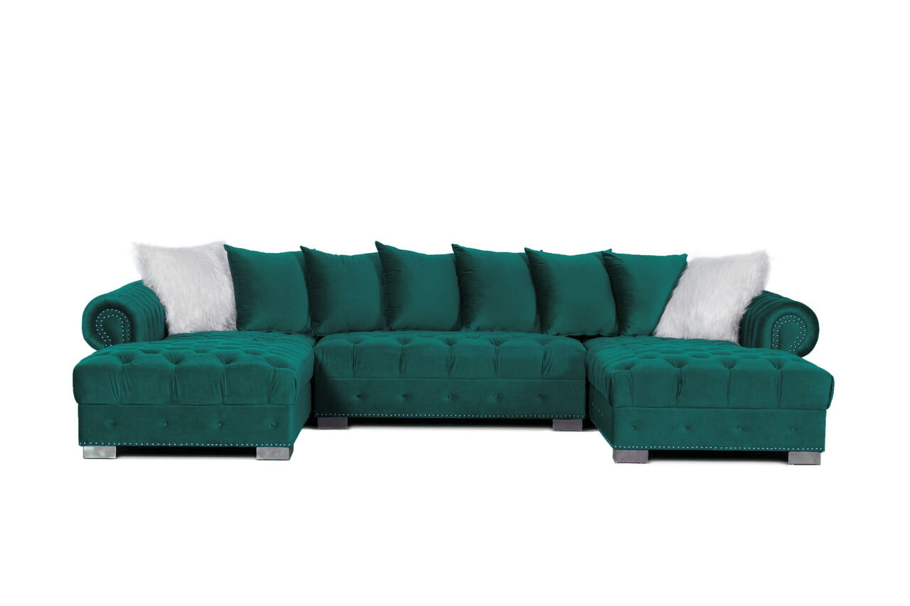 Donna Green Double Sectional