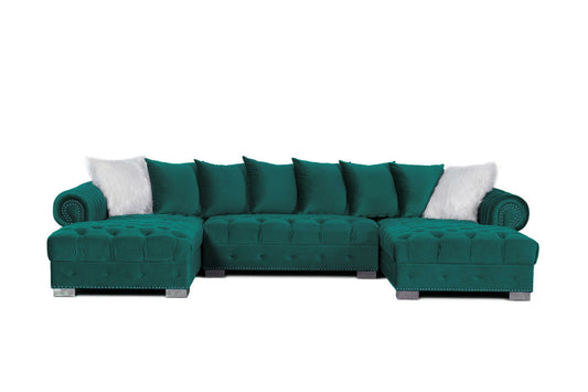 Donna Green Double Sectional