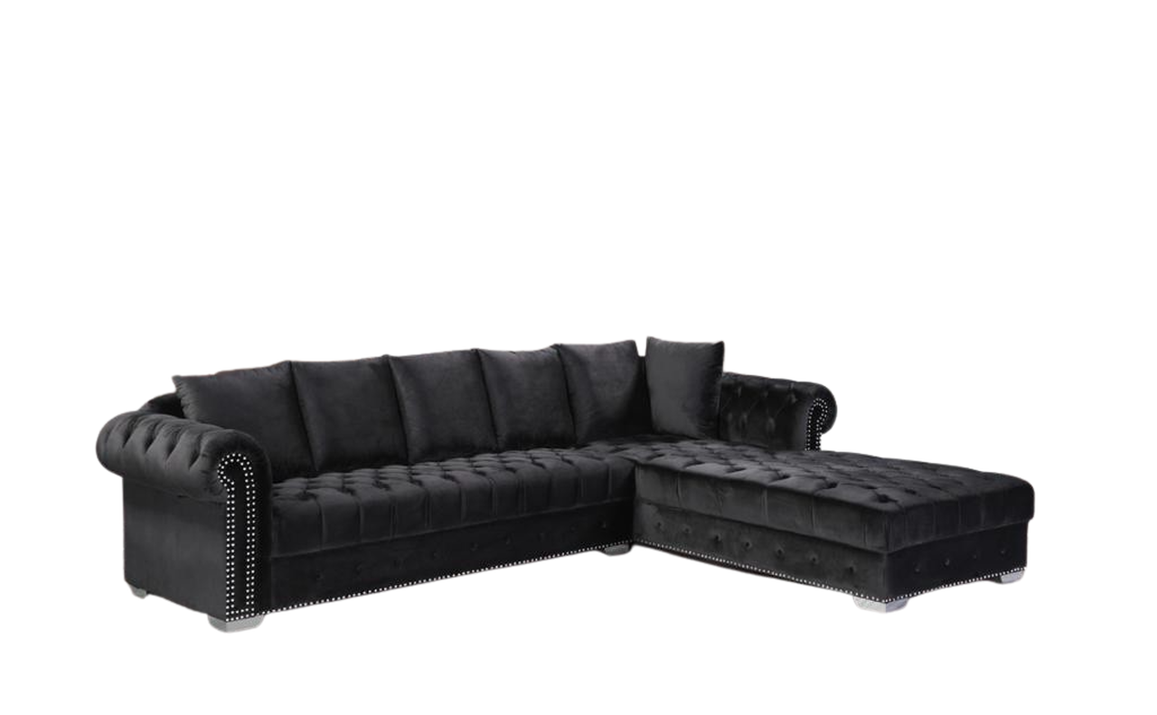 Willow Black Sectional