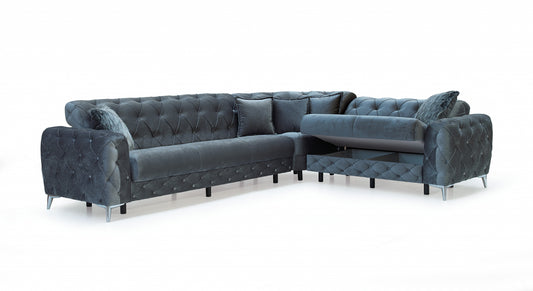S6401 Ace Sectional (Grey)