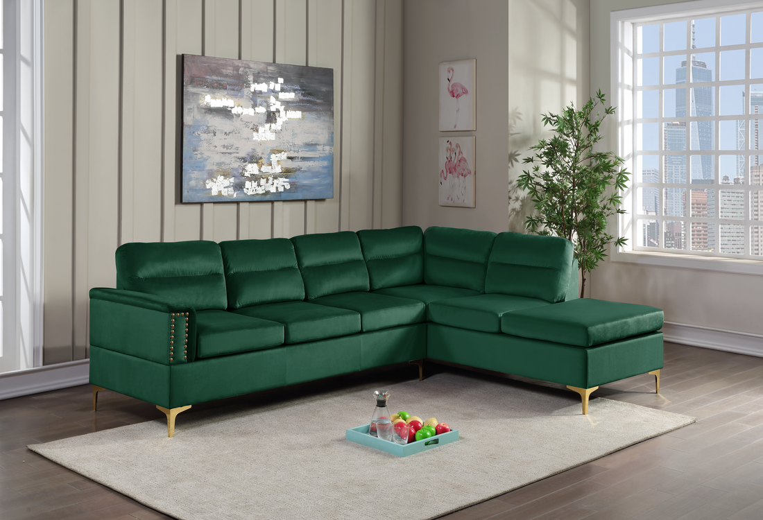 Vogue - Green Sectional